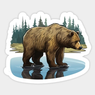 Bear Grazer Sticker